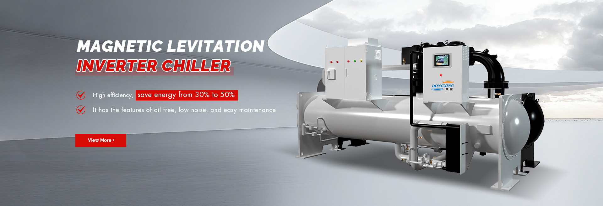 Magnetic levitation inverter chiller